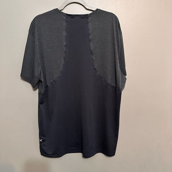 Lululemon Men's Fast Free Shirt Heathered Graphite Grey Graphite XL - Picture 2 of 5